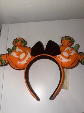 Mickey & Minnie Pumpkin Ears- disneyland halloween